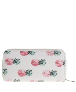 Bílá peněženka s motivem ananasů Haily´s Nika