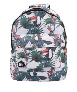 Bílý batoh s tropickým vzorem Mi-Pac Ultraviolet Jungle 17 l