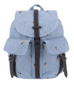 Modrý dámský batoh s potiskem Mickey Mouse Herschel Dawson 13 l