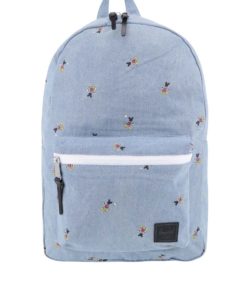 Modrý dámský batoh s potiskem Mickey Mouse Herschel Settlement 23 l