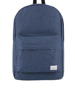 Modrý jemně žíhaný unisex batoh Spiral 18 l