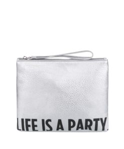 Psaníčko ve stříbrné barvě s potiskem TALLY WEiJL