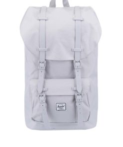 Světle šedý batoh s šedými popruhy Herschel Little America 25 l