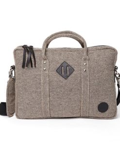 Taška Enter Lap Top Brown Herringbone flannel