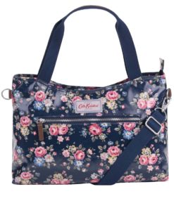 Tmavě modrá velká kabelka s květy Cath Kidston