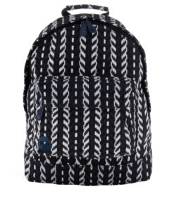 Tmavě modrý prošívaný unisex batoh Mi-Pac Folk Knit 17 l