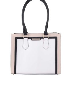 Černo-bílá čtvercová kabelka Dorothy Perkins