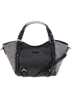 Černá koženková kabelka Desigual Rotterdam Fridyay