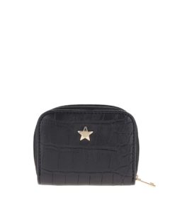 Černá menší koženková peněženka Dorothy Perkins