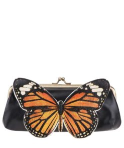 Černá peněženka s motýlem Disaster Bohemia