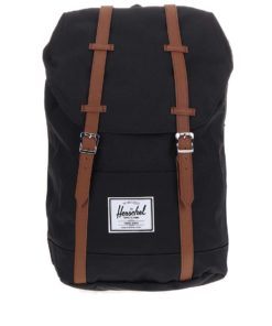 Černý batoh s přezkami Herschel Retreat 19