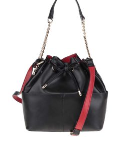 Černý vak s popruhem Miss Selfridge