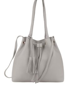 Šedá větší crossbody kabelka se stahováním Haily´s Xena