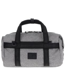 Šedá žíhaná unisex taška pinqponq Karavan 26 l