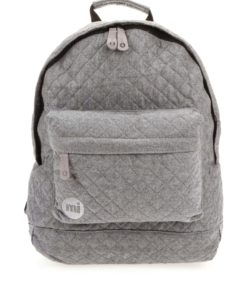Šedý prošívaný unisex batoh Mi-Pac Quilted  17 l