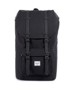 Batoh Herschel Supply Little America Black / Black Synthetic Leather