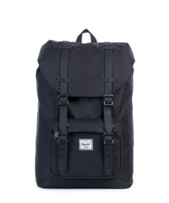 Batoh Herschel Supply Little America Mid-Volume Black / Black Synthetic Leather