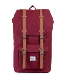 Batoh Herschel Supply Little America Windsor Wine / Tan Synthetic Leather