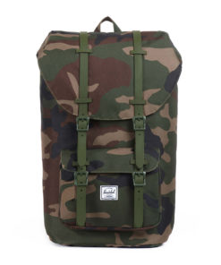 Batoh Herschel Supply Little America Woodland Camo / Army Rubber