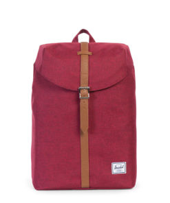 Batoh Herschel Supply Post Mid-Volume Winetasting Crosshatch/Tan Synthetic Leather