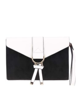 Krémovo-černé psaníčko v semišové úpravě Dorothy Perkins