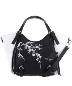 Krémovo-černý shopper Desigual Rotterdam Mini