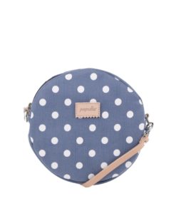Modrá puntíkovaná crossbody kabelka Popular Cake Dots