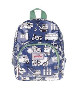 Modrý klučičí malý batoh s motivem aut Cath Kidston
