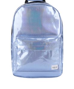 Světle modrý dámský holografický batoh Spiral Glitz 18 l