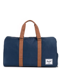 Taška Herschel Supply Novel Navy/Tan Synthetic Leather