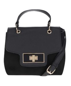 Černá crossbody kabelka v semišové úpravě Dorothy Perkins