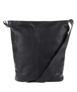 Černá dámská kožená kabelka Vagabond Stockholm