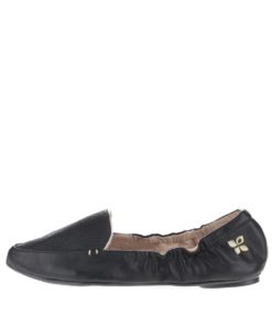 Černé baleríny s hadím vzorem do kabelky Butterfly Twists Amber