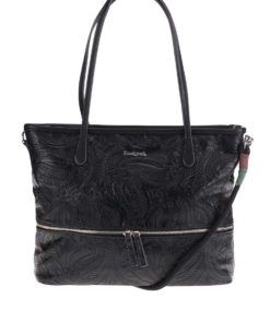 Černý shopper Desigual Turkana Viena