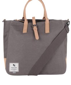 Šedá pánská taška s koženými detaily Clarks The Gray