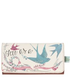 Hnědo-krémová vzorovaná peněženka Disaster