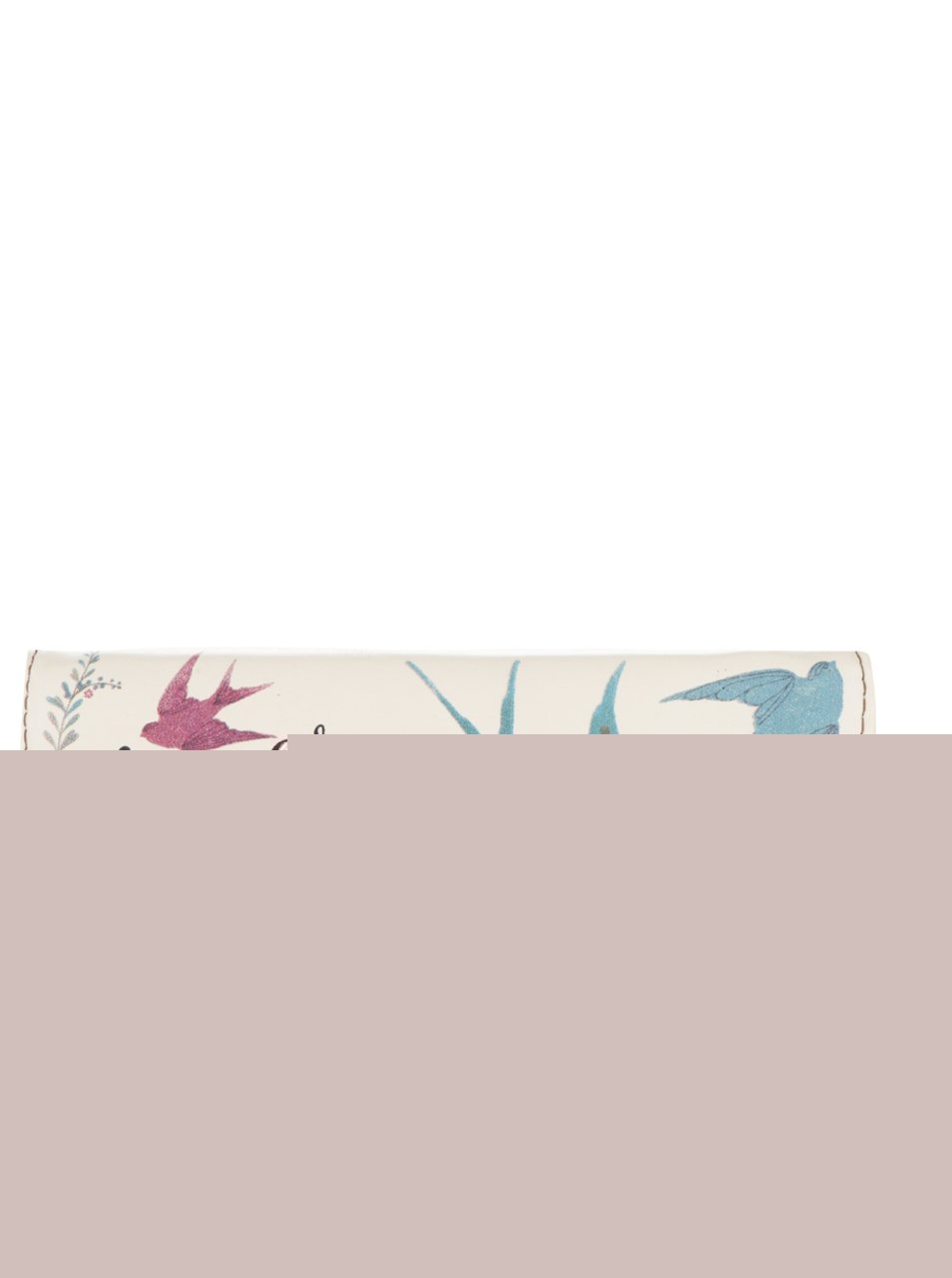 Hnědo-krémová vzorovaná peněženka Disaster Hnědo-krémová vzorovaná peněženka Disaster