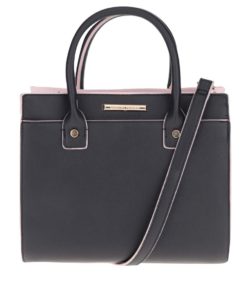 Růžovo-černá kabelka Dorothy Perkins