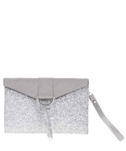 Třpytivé psaníčko ve stříbrné barvě Dorothy Perkins