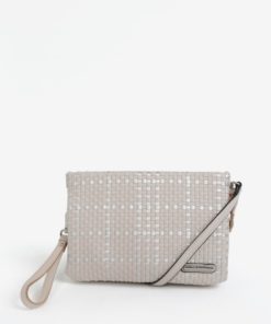 Béžová crossbody kabelka s metalickými detaily Liberty by Gionni Patrice
