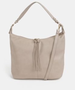 Béžová kabelka s detaily ve zlaté barvě Dorothy Perkins
