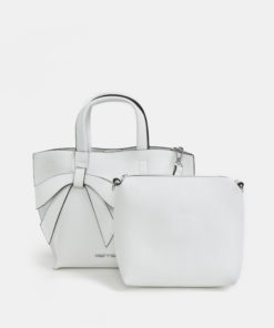 Bílá crossbody kabelka s pouzdrem 2v1 Fornarina Bella