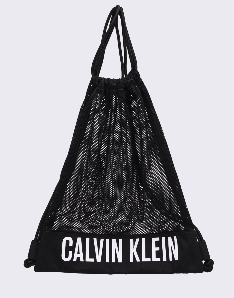 Calvin Klein Mesh Drawstring Bag Black Calvin Klein Mesh Drawstring Bag Black