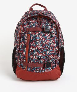 Cihlový holčičí vzorovaný batoh Burton Youth Day Hiker 20 l