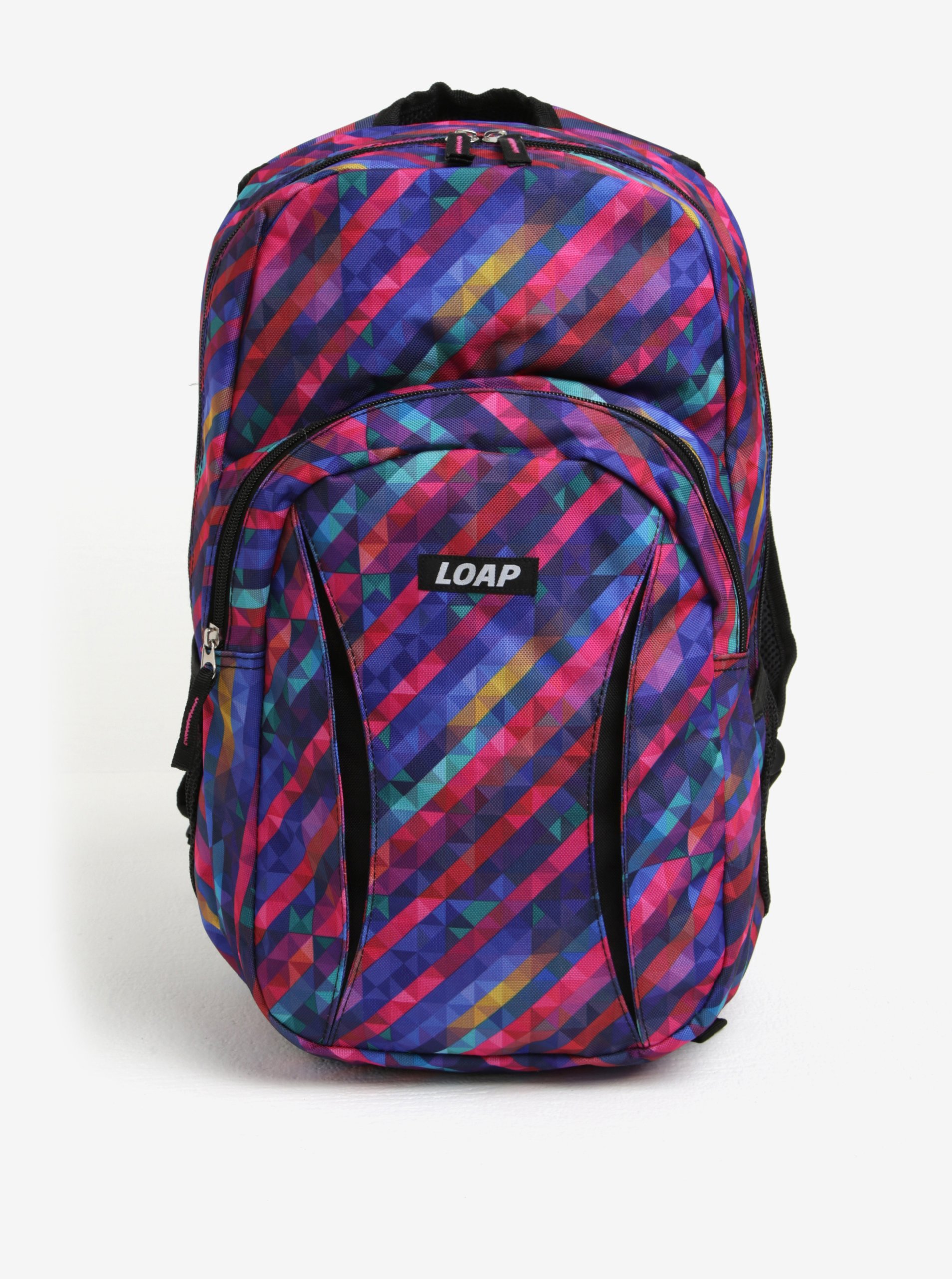 Fialový dámský vzorovaný batoh LOAP Asso 20 l Fialový dámský vzorovaný batoh LOAP Asso 20 l