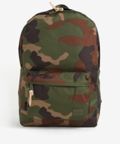 Hnědo-zelený maskáčový batoh Herschel Winlaw 22l