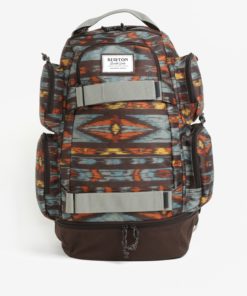 Hnědý vzorovaný batoh Burton Distortion 29 l