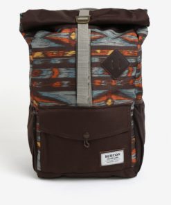 Hnědý vzorovaný batoh Burton Export 25 l