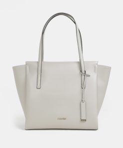 Krémová velká kabelka Calvin Klein Jeans