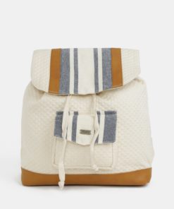 Krémový dámský vzorovaný batoh Roxy Sun in Mind